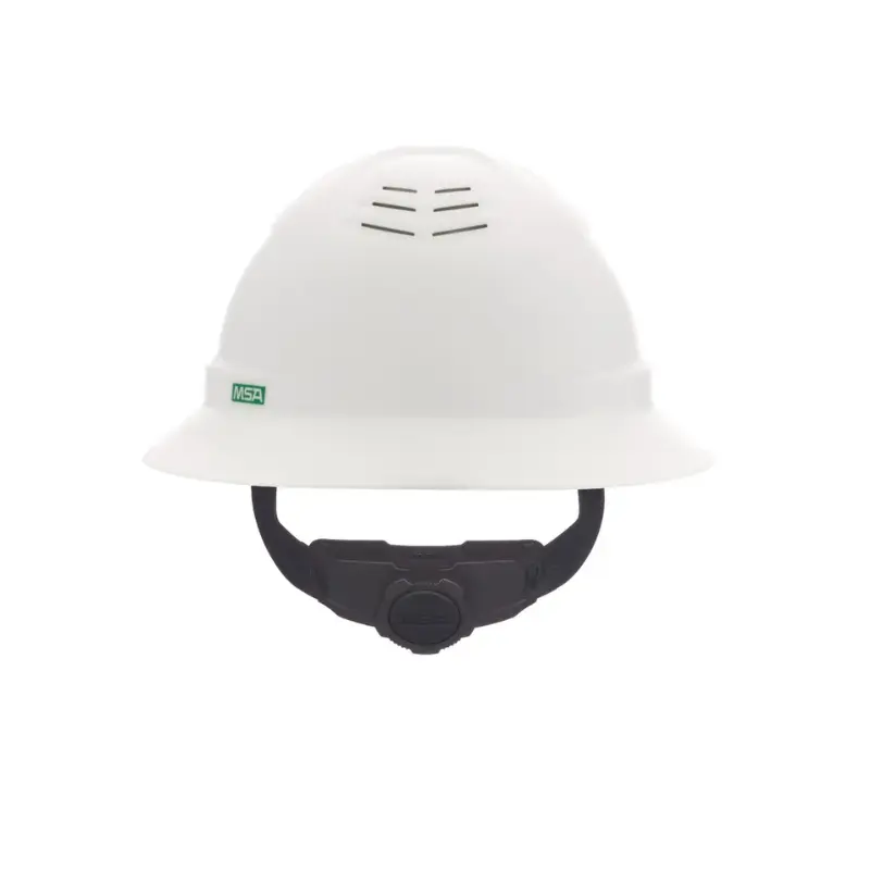 MSA V-Gard C1 Full Brim Cooling Hard Hat White