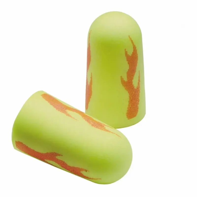 3M Yellow Neon Blasts Earplugs with Uncorded and Poly Bag