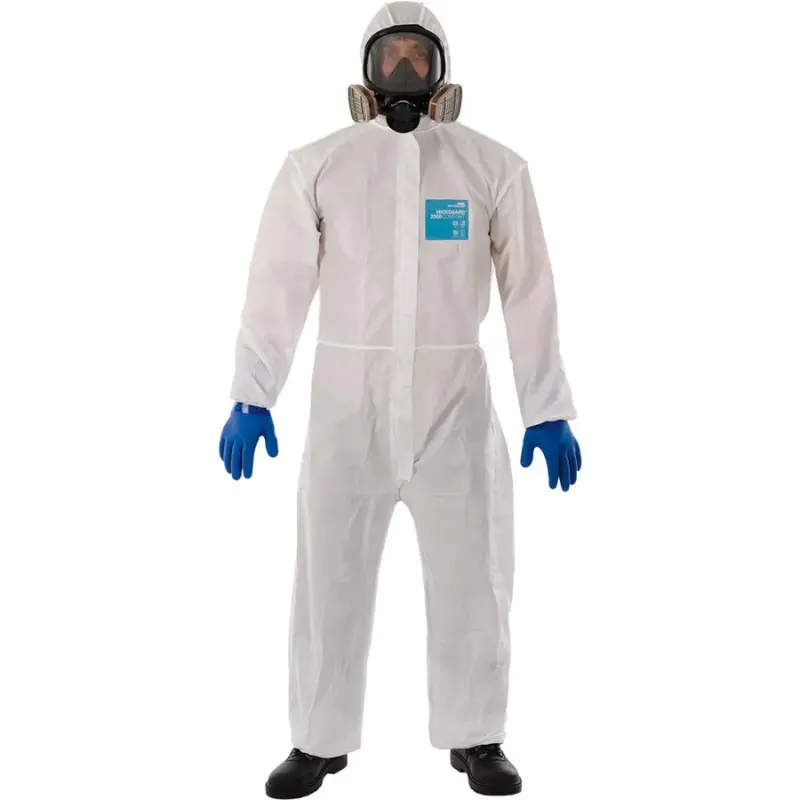 Ansell AlphaTec Microgard 2000 Standard White Disposable Coverall