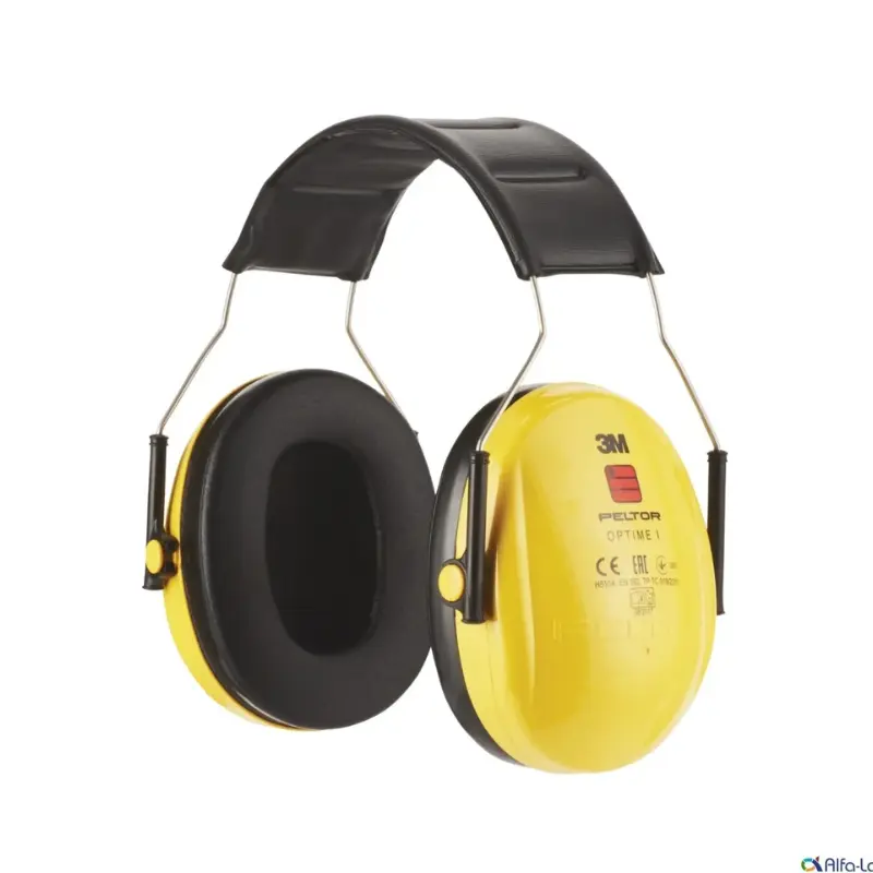 Peltor Optime I Yellow Earmuffs with Headband